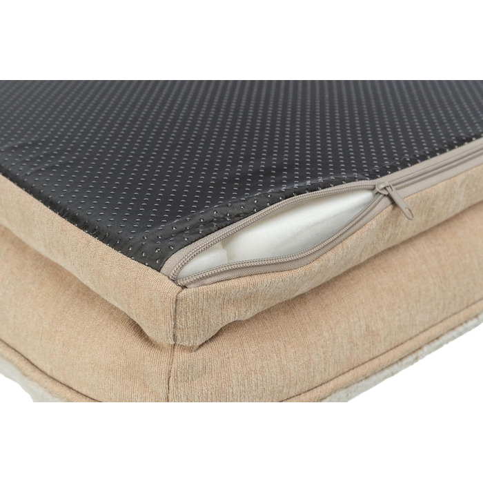 Ортопедичне ліжко для собак TRIXIE Vital Lino, 70x55 см, бежеве - м'яке ліжко з Memory Foam для старших собак