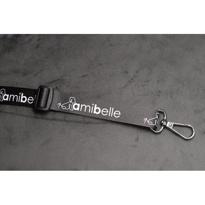 Автомобільний сидіння для собак Bella Weiß: штучна шкіра, м'який плюш, 55x55 см