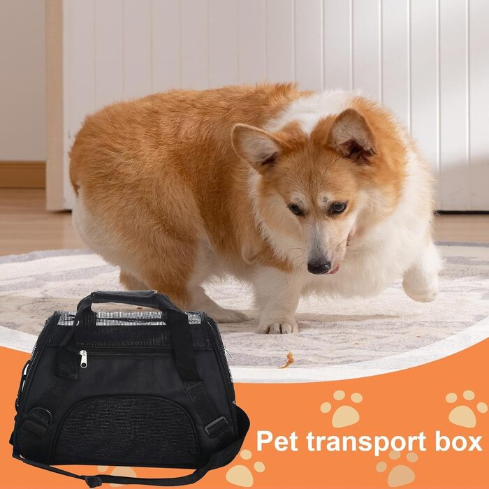 Транспортна переноска для собак та котів, складна, з регульованими ременями, переноска для котів