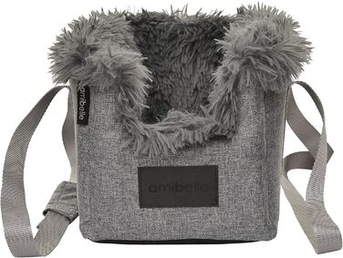 Підлокітник для собак у авто | Універсальний, миючий, зносостійкий, для середніх собак | Підходить для центральної консолі, переднього сидіння, пасажирського сидіння, заднього сидіння | Сумка для собак, для маленьких собак | Колір: сірий