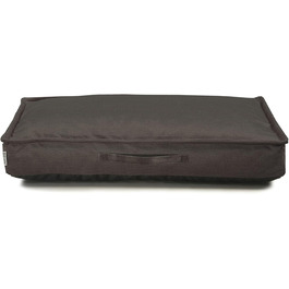 Килимок для собак Sesto Senso Premium, прямокутний, з Memory Foam, знімний чохол, сірий, 100x70 см, модель 1