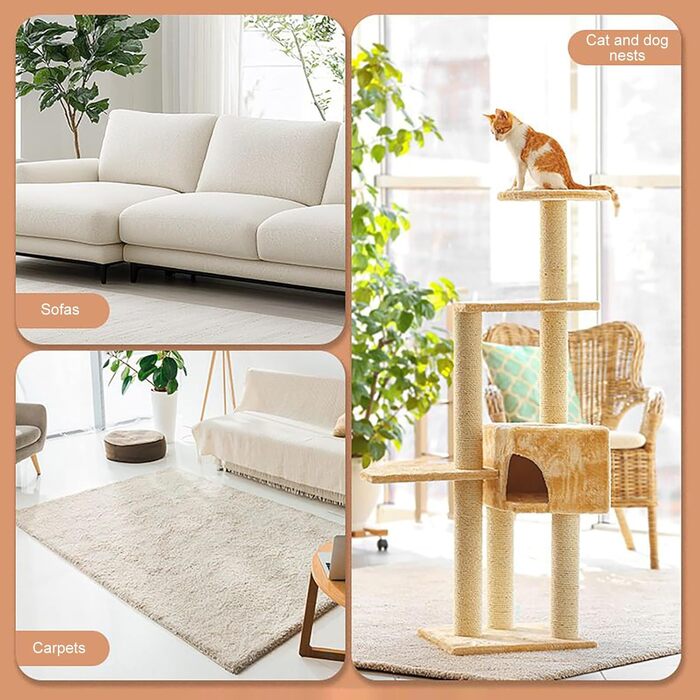 Розпушувач для шерсті тварин, щітка для грумінгу котів та собак | Багатофункціональна щітка для вичісування шерсті | Портативний аксесуар для догляду за тваринами