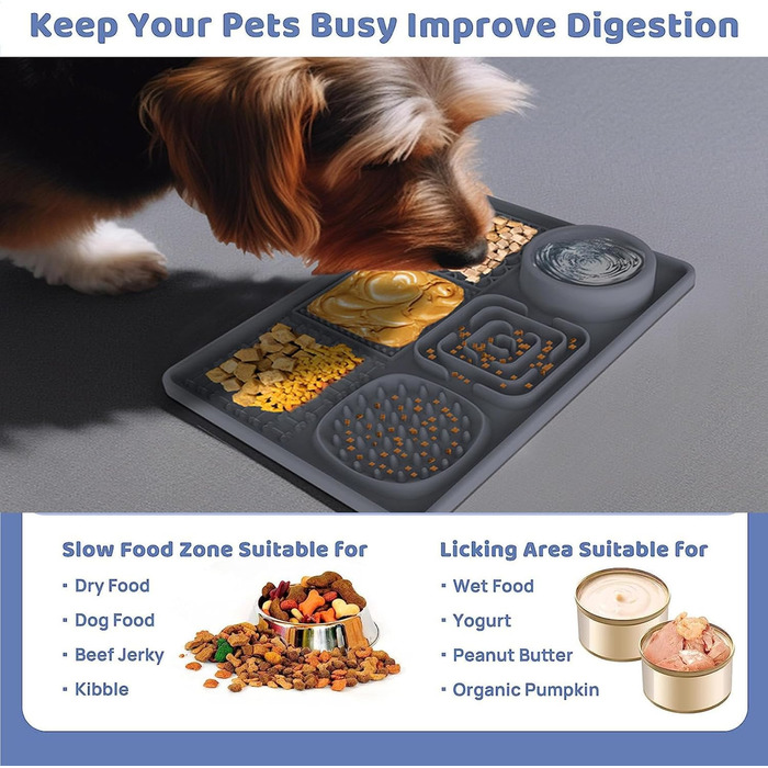 Килимок для собак Leckmatte з суперпоглинанням, без BPA, антиковзаючий, силіконовий, для грумінгу, купання, дресирування, рожевий