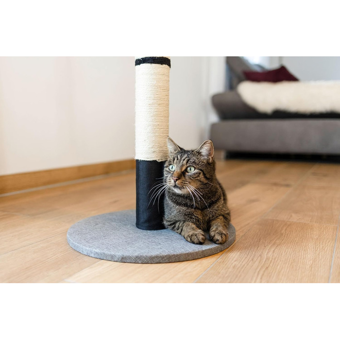 Дряпка для котів Kerbl Opal Pro сіра/чорна 40x40x80 см