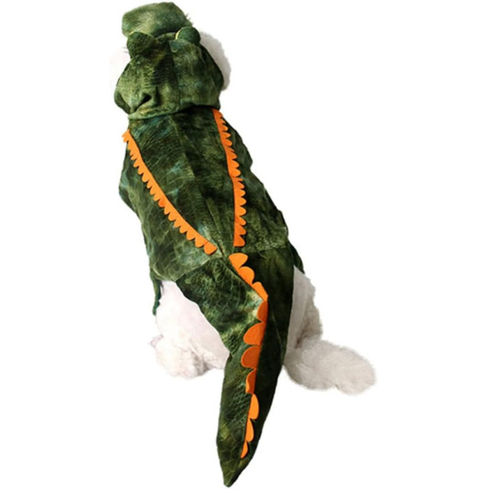 Костюм крокодила для собак: теплий і зручний халат для маленьких собак, цуценят та котів. Ідеально для фотосесій та свят.