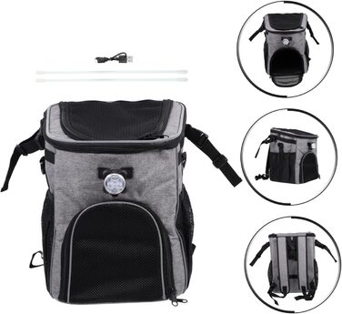 Сумка для перевезення тварин Milisten: складана переноска для собак та котів з високоякісного поліестеру