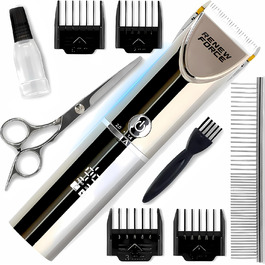 Електрична машинка для стрижки собак та котів Retoo з 4 насадками та регулюванням довжини