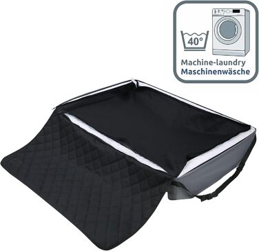 Ваш GEAR Termoli - лежанка для собак 100x70 см, захист для багажника авто, еко-шкіра, миється, преміум якість. Лежанка для собак, корзина для собак, килимок для собак, туристична лежанка.