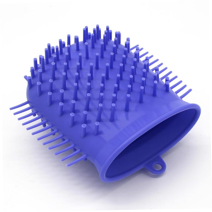 Миска для миття та масажу лап INOOMP для собак та котів з силікону з шипами. Засіб для гігієни лап домашніх тварин для дому та подорожей.