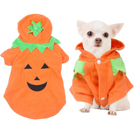 Костюм Гарбуза на Хелловін для собак та котів, кумедний одяг для тварин, для маленьких собак, котів, цуценят, розмір XL