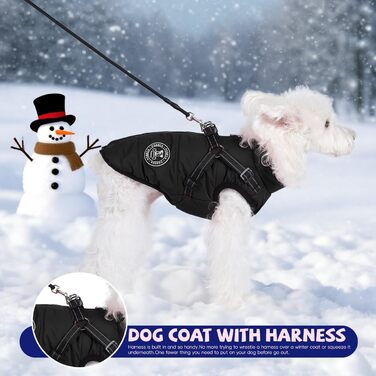 Зимова куртка для собак маленьких порід, водонепроникна, тепла, на шлейці, зелена L