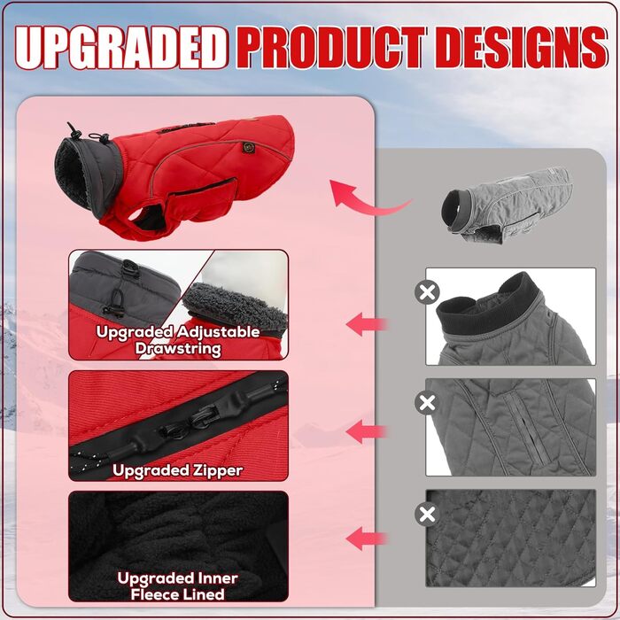 Зимовий теплий халат для собак EMUST, флісова підкладка, для холодної погоди, тепла куртка для собак, розмір XXXL