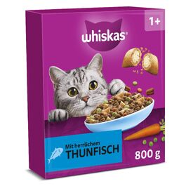 Сухий корм для дорослих котів Whiskas з тунцем, набір 5 x 800 г