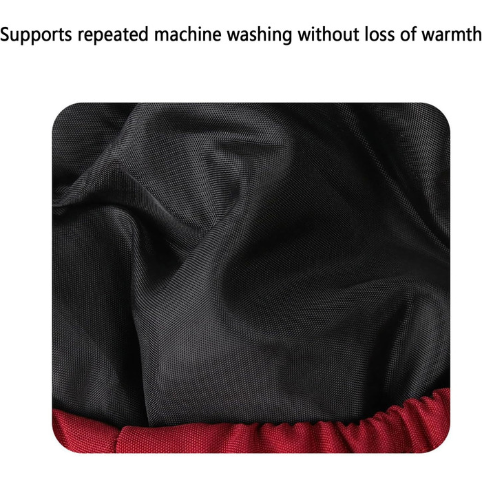 Зимовий теплий куртка для собак маленьких порід з капюшоном, водонепроникний, з підкладкою з графіту, розмір S, червоний