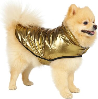 Зимовий одяг для собак Wasa – водонепроникний, теплий та зручний – Flamingo (золотий, A:25 см)