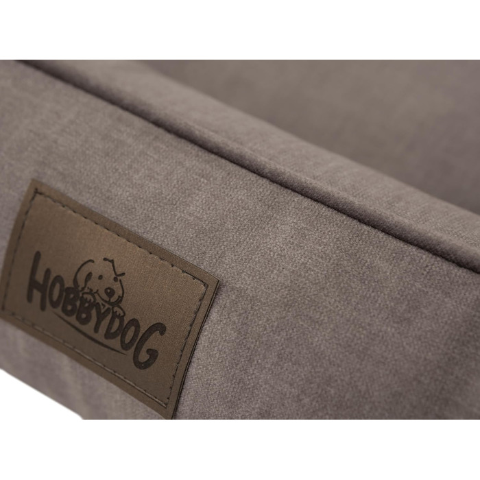 Ліжко для собак Joker - ліжко-кошик для маленьких, середніх та великих собак - м'яке ліжко для собак, диван для собак, знімний та пральний чохол, розмір L: 106 x 80 см, коричневий Fancy L, 106 x 80 см