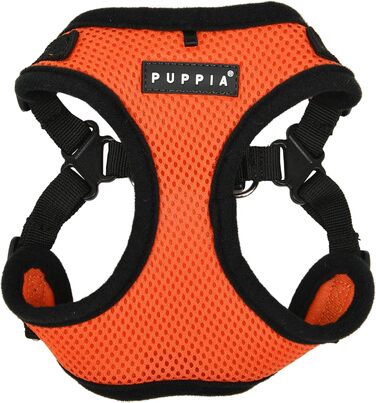 Шлейка для собак Puppia PARA-HC1533 SOFT, помаранчевого кольору, розмір Small