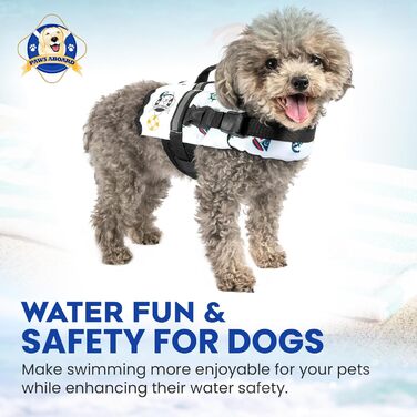 Жилет для плавання собак Paws Aboard – регульований, світловідбиваючий, зручний, різні кольори та розміри XXS-XL