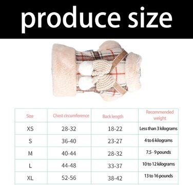 Тепла куртка для собак з флісовою підкладкою - зимовий теплий наряд для цуценят та собак, захист від вітру (XS)