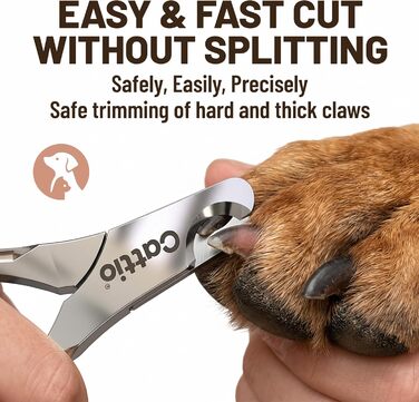 Набір для догляду за кігтями собак (Нагрівач для кігтів, блискучий)