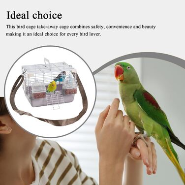 Транспортний бокс для тварин Ceprzznvey - переноска для подорожей з піддоном, міцний аксесуар для дрібних тварин (сірий)