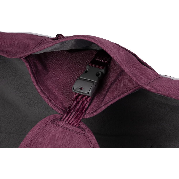 RUFFWEAR Overcoat Fuse: Куртка та шлейка для собак 2-в-1, з флісовою підкладкою, Purple Rain, X-Small