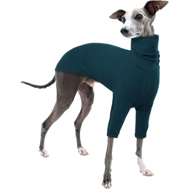 Пуловер для Вівчарки-Вінчарки, сорочка, пуловер з високим коміром для собак, італійський грейхаунд, одяг для собак, пуловер для маленьких собак (Синій, XS), XS, Синій