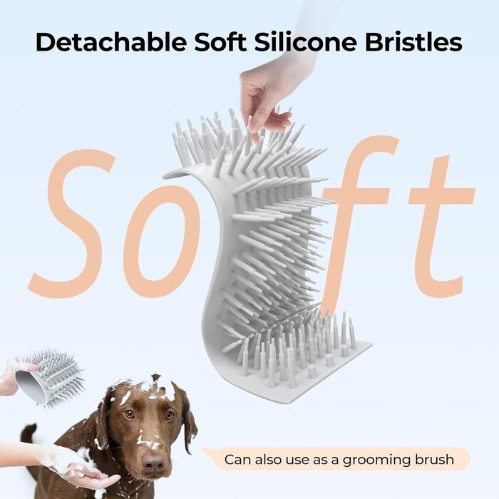 Автоматичний мийка лап для собак DOGNESS, електрична, USB, 360° біла