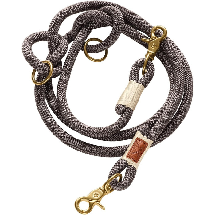Регульований повідець для собак HUNTER SANSIBAR RANTUM, 1×200 см, сірий, сучасний, морський стиль