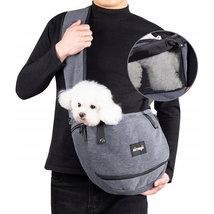 Сумка-переноска NATUYA для собак та котів: регульована дорожня сумка для малих тварин