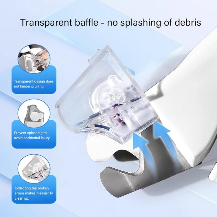 Триммер для собак і котів з LED-підсвічуванням. Запобігає розшаруванню кігтів. Інструмент для догляду за домашніми тваринами