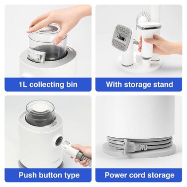 Набір для догляду за тваринами Neakasa P0 Pro: пилосос, щітка для котів, машинка для стрижки собак, 5 насадок, видалення ворсу