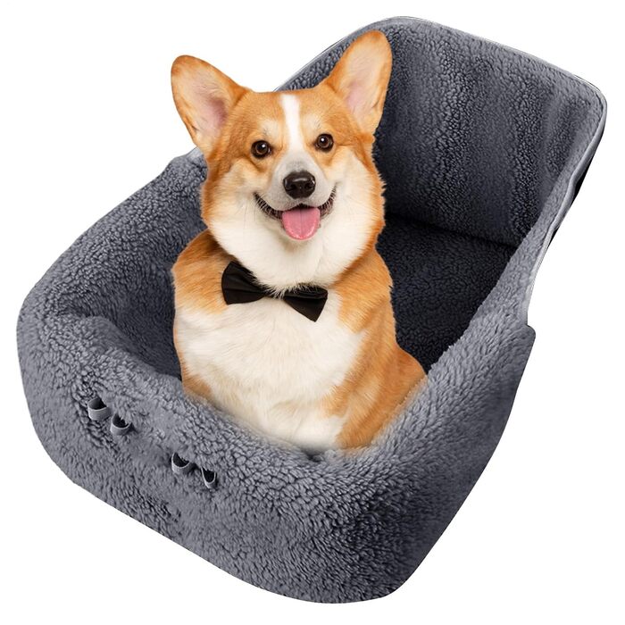 Захисний чохол для візка для собак - водонепроникний, з подушкою | Магнітна підкладка для транспортування, прогулянок, пляжу, ветеринара, сірий