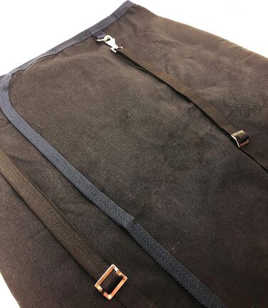 Літня бавовняна попона для коней Maddy 2, легка та дихаюча, з ременями та захистом хвоста, 155 см, чорний/синій