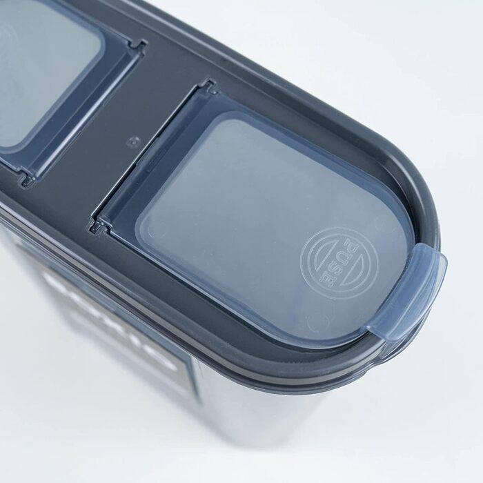 BOXIO - SHAKE: Набір з 3 контейнерів для зберігання продуктів, корму для собак та борошна. Легка організація та ідеальний для сипучих матеріалів, включаючи туалети для тварин