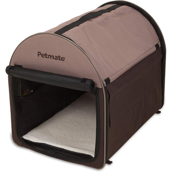 Переноска для тварин Petmate середня, темно-коричнева/кава
