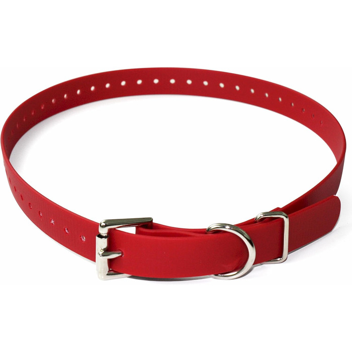 Нашийник для собак Educator Biothane, 1.9 см, червоний (3/4 дюйма)