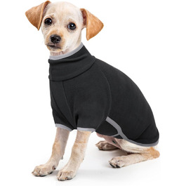 Пуловер для собак маленьких порід, Чихуахуа, Французький бульдог, теплий пуловер для собак (темно-сірий, S)