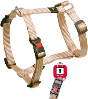 Нашийник для собак Karlie Art Sportiv Plus, бежевий, розмір XL (90-120 см) та L (90 см), ширина 25 мм