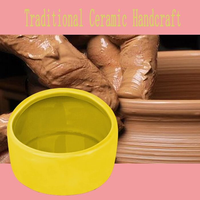 Набори мисок для тварин Yuemuop (3 шт.) з кераміки, антивандальні, для хом'яків, рептилій, черепах та інших домашніх тварин. Миски для їжі та води.