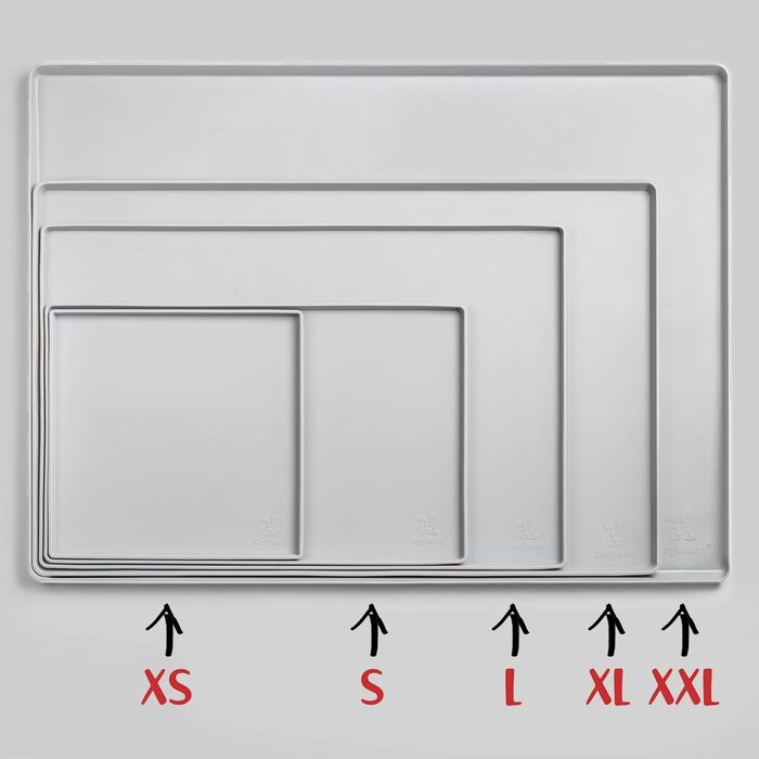 Підкладка під миску для собак DogBuddy, водовідштовхувальна, силіконова, з високими бортиками (48 x 30,5 см)