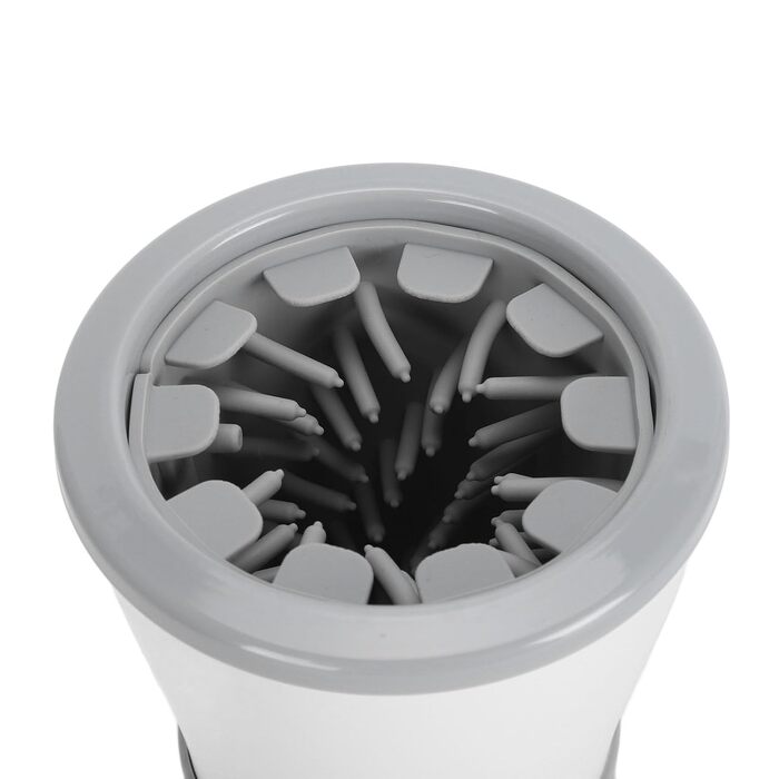 Електричний мийник лап для собак Paw Buddy Muddy Paw (WHITE), портативний, 360°