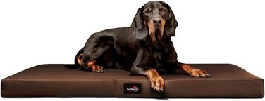 Ортопедичний лежак для собак Tierlando Alice Easy CLEAN з екошкіри та віскоеластичної піни, розмір: | колір: