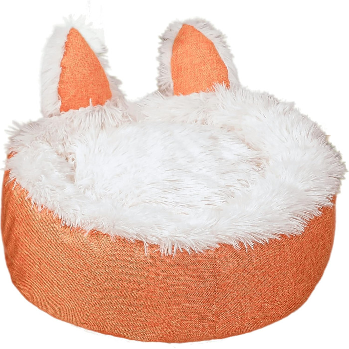 Крісло-ліжко для собак та котів Astorpet Foxy, помаранчеве, L, зручне, миється