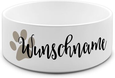 Персоналізована миска для собак PrintPlanet® з ім'ям або текстом - 950 мл, Layout 02
