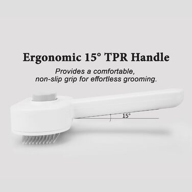 Набір для догляду за тваринами Okiki 3 в 1: щітка для собак і котів, ножиці для обрізання кігтів, гребінець від бліх – для довгої та короткої шерсті, сумісний зі шкірою