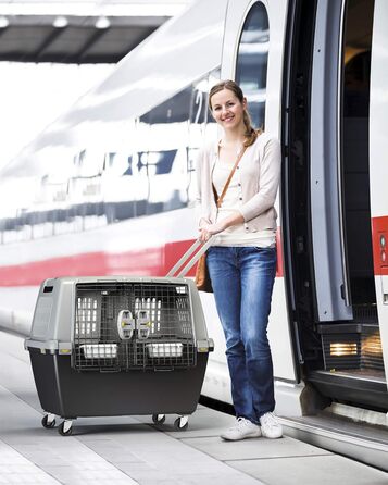 Транспортна коробка Kerbl Gulliver Touring IATA 80x58x62 см, сіра