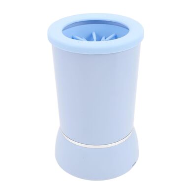 Автоматичний очищувач лап для собак, портативний мийник лап для домашніх тварин з 2 швидкостями, м'які силіконові щетинки, акумулятор 800 mAh, перезаряджається (BLUE)