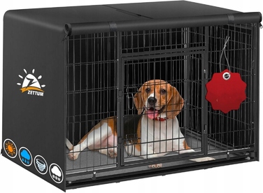 Водонепроникний універсальний чохол на клітку для собаки в автомобіль, 107 см