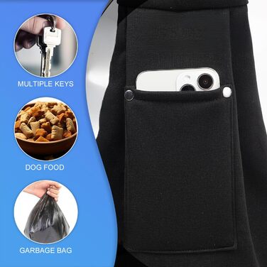 Сумка-переноска для собак до 10 кг, чорна. Регульована переноска для маленьких тварин, ідеальна для прогулянок та подорожей